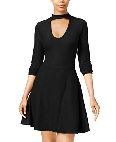 Planet Gold Cutout Fit \u0026 Flare Dress 