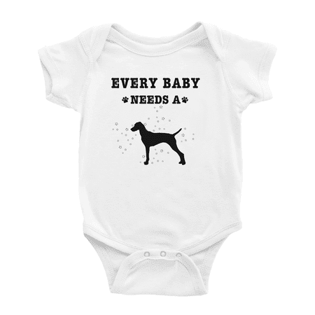 

Every Baby Needs A Vizsla Dog Cute Baby Bodysuit For Boy Girl 0-3 Months