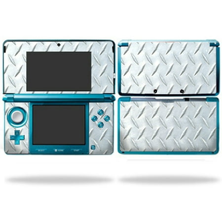 Mightyskins Protective Vinyl Skin Decal Cover for Nintendo 3DS wrap sticker skins Diamond Plate