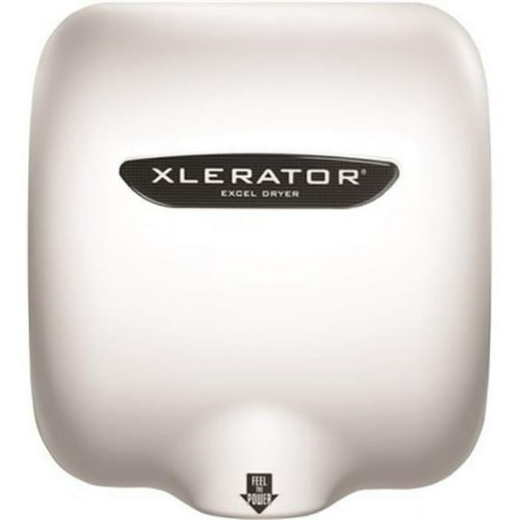 Excel Dryer  Inc. Xl-Bw-1.1N-110-120V Xlerator Hand Dryer  White Thermoset (Bmc)  12.68 X 11.75 X 6.68 In.  120 Volts  12.5 Amps