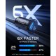 thumbnail image 3 of INIU USB C Car Charger Adaptador para Auto, Encendedor de Cigarrillos Total de 60W USB Charger para iPhone Samsung, Negro, 3 of 7