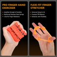 thumbnail image 4 of Grip Strengthener Kit 5 Pack, Adjustable Hand Grip Strengthener 22-220lb, Forearm Strengthener with Counter, Wrist Trainer, Finger Stretcher, Grip Ball, 4 of 12