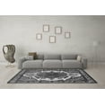 thumbnail image 3 of Ahgly Company Indoor Round Oriental Gray Industrial Area Rugs, 8' Round, 3 of 4
