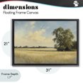 thumbnail image 4 of Stupell Industries Traditional Serene Wheat Field at Noon Black Floating Frame Canvas Art, 31 x 21, by Petals Prints Design, 4 of 8