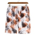 thumbnail image 3 of adviicd Shorts For Mens No Pocket Shorts Casual Shorts Printed Drawstring Mid Waist With Pocket Men Summer Men's Casual Shorts, 3 of 5