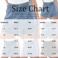 thumbnail image 3 of Women High Waisted Wrap Denim Shorts Casual Y2k Denim Cargo Jeasn Skort Cross Over Waist Asymmetrical Mini Shorts Casual Summer Jean Shorts Trendy Denim Clothes Black L, 3 of 5