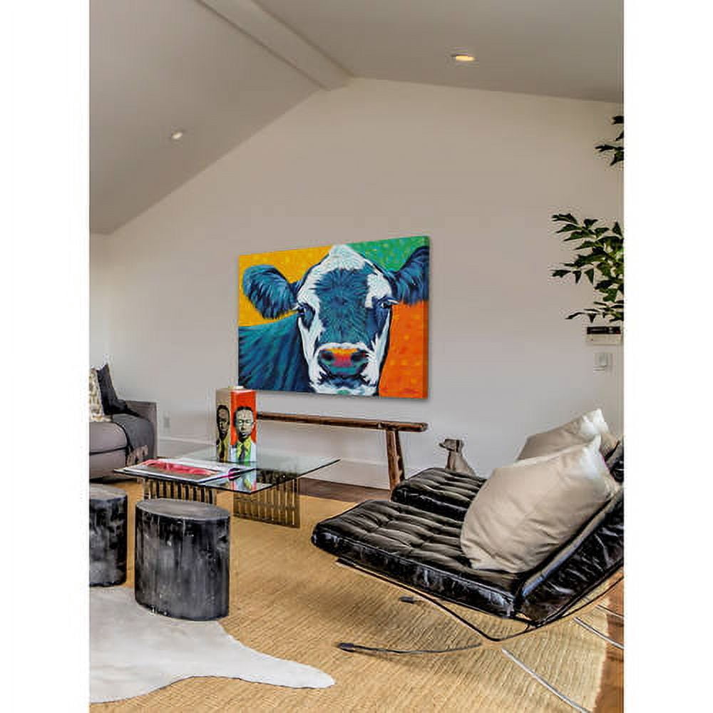 Marmont Hill "Country Cow I" Painting Print on Wrapped Canvas