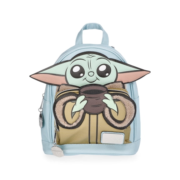 Star Wars Mandalorian Grogu Women's 10.5" Mini Backpack, Mint