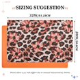 thumbnail image 6 of Yayeee Doormat for Inside 20"x32" Absorbent Low-Profile Washable Non-Slip Rubber Backed Entryway Rug, Orange Floral Leopard Pattern, 6 of 8