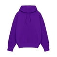 thumbnail image 4 of Mens Hoodies Soild Color Pullovers ,Spring Winter Oversize Loose Hoodie Casual Sweatshirt ,Long Sleeve Full Zip Hooded With Pocket Outerwear Clothes XXXL, 4 of 5