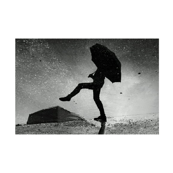 Canvas Wall Art - Ajven 'Skywalker' Wall Art for Living Room, Bedroom, or Office D?cor by Trademark Fine Art - 19 x 12 Inches