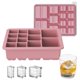 thumbnail image 1 of 13 Compartment Silicone Ice Multi Size Flexible Ice Tray With Demoulding Food Safe Ice Maker For Home Office Bar Cocktails, 1 of 9
