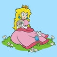 thumbnail image 2 of Men's Nintendo Princess Flower and Butterfly  Graphic T-Shirt, 2 of 4
