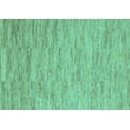 thumbnail image 1 of Ahgly Company Indoor Rectangle Solid Turquoise Blue Modern Area Rugs, 5' x 8', 1 of 4