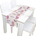 thumbnail image 5 of SKYSONIC Table Runner Baby Unicorns and Donuts Washable Table Cloth Runner for Holiday Home Wedding Table Top Decoration 13x90 Inches, 5 of 5