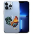 thumbnail image 1 of WIRESTER Soft TPU Clear Case Slim Protective Cover for Apple iPhone 13 Pro 6.1" 2021, Dutch Bantam Chicken, 1 of 3