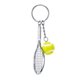 thumbnail image 3 of Llavero De Raqueta De Tenis De 4 Piezas, Llavero Creativo Porte-cls En Mtal Llavero Deportivo Pelota De Tenis, 3 of 5