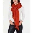 thumbnail image 2 of Cejon Ruched Fringe Knit Scarf, 2 of 4