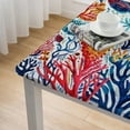 thumbnail image 5 of BANET Square Backed , , Indoor/Outdoor Table Cloth, Colorful and Print white, 5 of 8