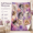 White, variant on Purple Floral Kitten Flannel Throw Blanket, Pastel Cat Portrait Print with Bloom Artwork, Soft Lightweight Cozy Cover for Couch Bed Sofa Home Decor, 30 x 40 in