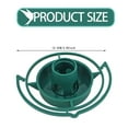thumbnail image 3 of Recycled Bottle Top Hanging Bird Feeder Automatic Outdoor Bird Feeding Tray, Eco-Friendly Green Plastic Feeder for Empty Bottles, Easy to Install for Garden 4.92 Inch 1Pcs, 3 of 7