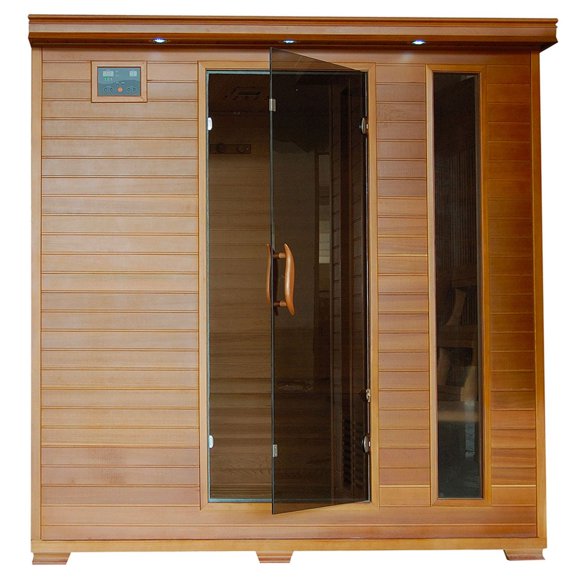 Radiant Saunas 6-Person Cedar Infrared Sauna with 10 Carbon Heaters