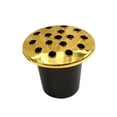 thumbnail image 2 of Jarrón de cementerio, jarrón para tumba, decoración de tumba, monumento, decoración para lápida, soporte para flores para plantas de exterior, jardín. Oro negro, 2 of 8