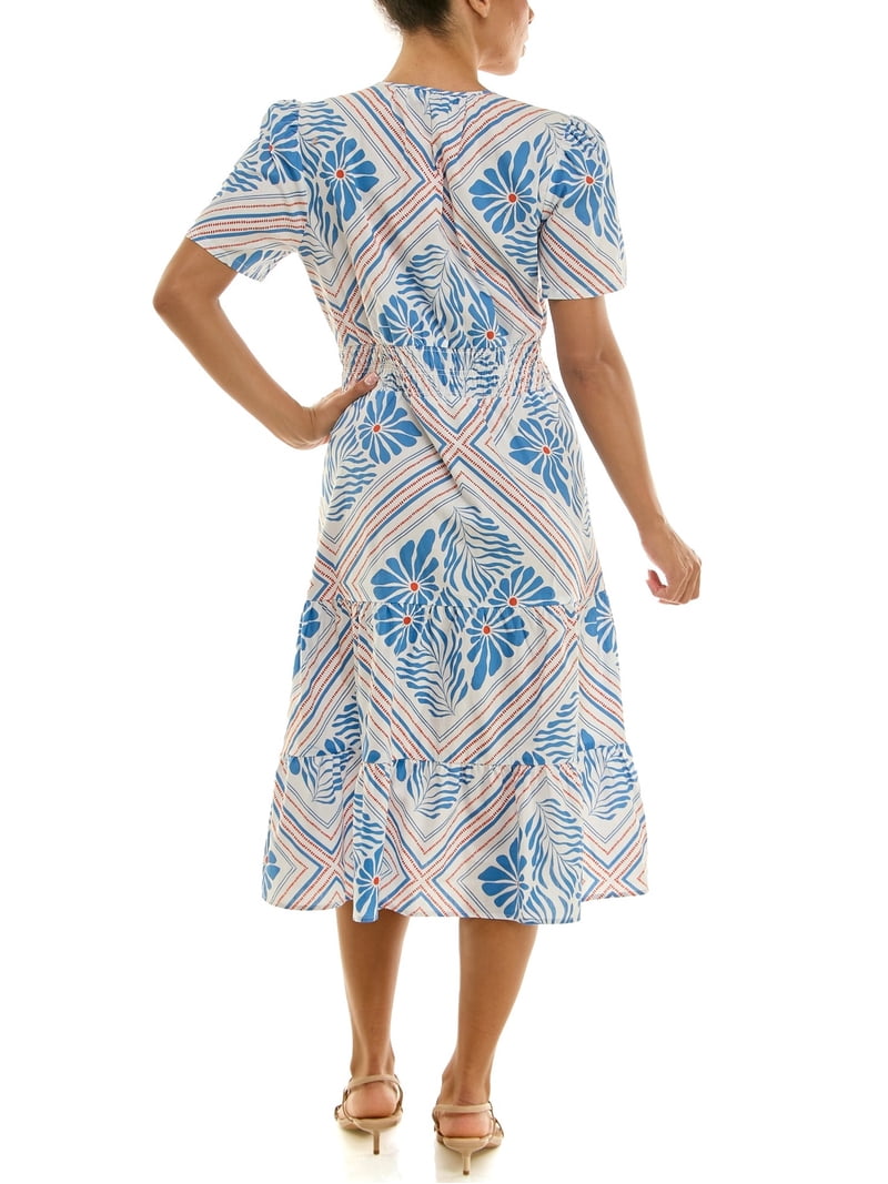 blue tube top maxi dress Lilliana Tube Top Contrast Maxi Dress