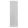thumbnail image 2 of Spectrum SEALL36 36 x 80 in. Seabrooke PVC 2 Panel Square Hollow Core Full Louver Bifold Door, White, 2 of 5