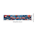 thumbnail image 3 of Decorative Design Happy 4th of July Patriotic Banner Star Spangled Balloon Fireworks for Independence Day Party Outdoor Celebration, 3 of 8