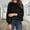35#Black, variant on Ftwytp Women's Casual Round Neck Knitted Sweater Long Sleeve Solid Color Soft Loose Ribbed Pullover Sweater Top Pullover Wool Sweaters 2025
