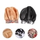 thumbnail image 2 of Bonnet de pelo satinado de 2 piezas para mujer Elástico de la banda ancha del sueño gorra sedosa satinada, 2 of 5