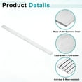 thumbnail image 3 of 2 Pack 304 Stainless Steel Flat Bar 1/8" Thickness, 13/16" Width, 12" Length, Brushed Finish Trim Strips Sheet, 3 of 5