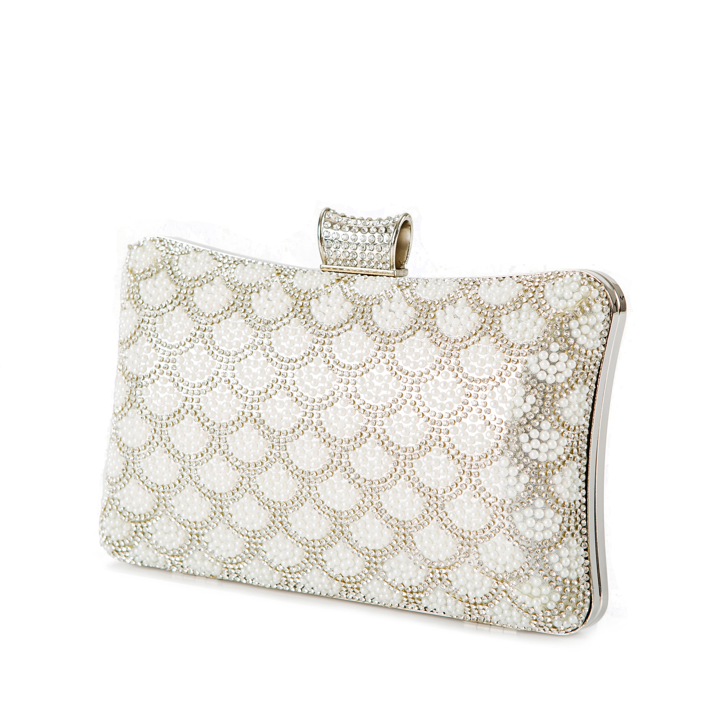 personalized bridal clutch