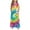 Multicolor, variant on ATOGUTA Girls Sundresses Short Sleeve Floral Print Loose Casual Long Maxi Dress with Pockets Multicolor, Size 4-14 Years