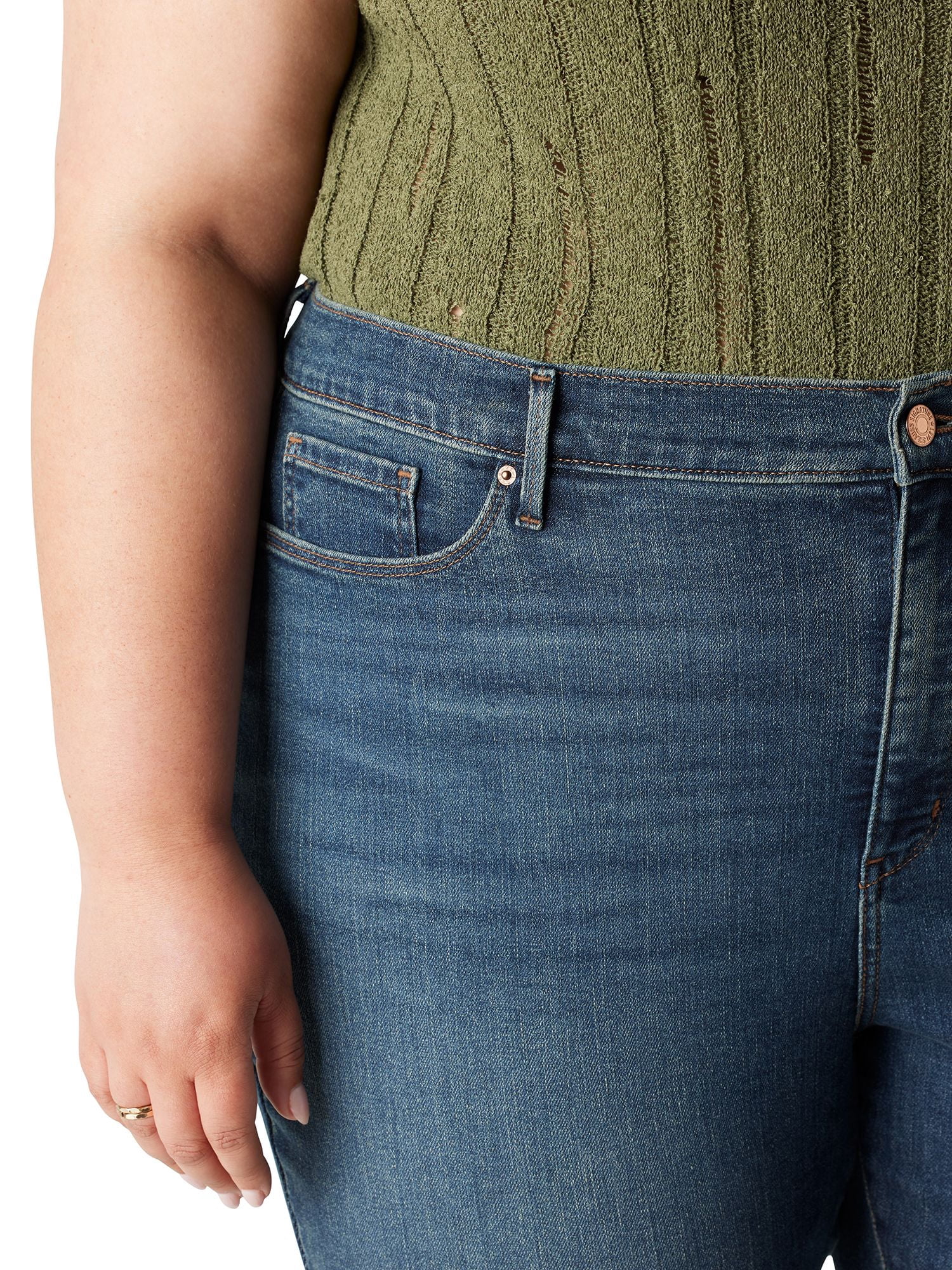 Levi Strauss Signature Women's and Women's Plus High Rise Skinny Jeans, Sizes 2-26