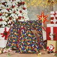 thumbnail image 6 of Naloa Bowling Colorful Drawstring Christmas Bags, 3D Xmas Gift Bags, Christmas Wrapping Bags, Xmas Goodie Bags, Treat Pouch Bags, Party Favor Bags-, 6 of 9