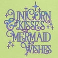 thumbnail image 2 of CafePress - UNICORN KISSES And MERMAID WISHES Long Sleeve T Sh - Long Sleeve Infant T-Shirt, 2 of 2