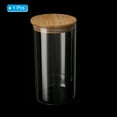 thumbnail image 3 of Unique Bargains 42 oz Glass Jar with Airtight Bamboo Lid Glass Kitchen Container Clear Food Storage Jar (18x10cm), 3 of 6