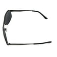 thumbnail image 5 of Kenneth Cole Reaction Mens Gunmetal / Metal Aviator Fashion Sunglasses with Pouch, 5 of 6