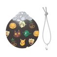 thumbnail image 2 of The Legend Of Zelda Christmas Ornaments Round Glass Pendant Xmas Tree Pendants Hanging Ornaments Creative Indoor Decoration For Holidays Silver, 2 of 8