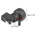 thumbnail image 2 of Uxcell Anti-dumping Switch Plastic Tip Over Switch AC 125V/250V 16A Anti Tilt Dump Switch 1.81" x 1.38" x 2.24" Black, 2 of 5