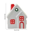 thumbnail image 3 of dajkiuy Small House Shaped Candle Holders, Ceramics Candle Stand for Home Decoration, Christmas Decor, Housewarming Gift, 3 of 7