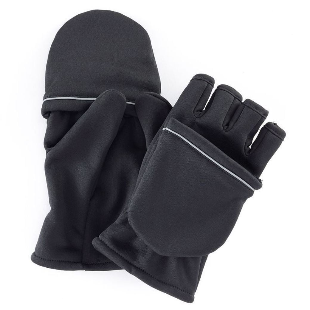 fingerless running gloves