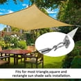 thumbnail image 2 of Shade Sail Hardware Kit Triangle Square Rectangle Heavy Duty Shade Sail Installation Tool Suitable for Deck Garden Lawn Patio, 2 of 8