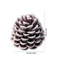 thumbnail image 3 of Cadancy Pine Cone Shape Scented Candles Soy Wax Aromatherapy Home Decor Tabletop Centerpiece Christmas Winter Holiday Decoration Indoor Fragrance Gift Set Party Seasonal Ornament, 3 of 7