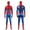 Costume-Royal Blue, variant on Halloween Red Blue Spider Hero Zentai Suit, Full Body Spandex Jumpsuit Costume with Mask for Halloween Party & Role Play