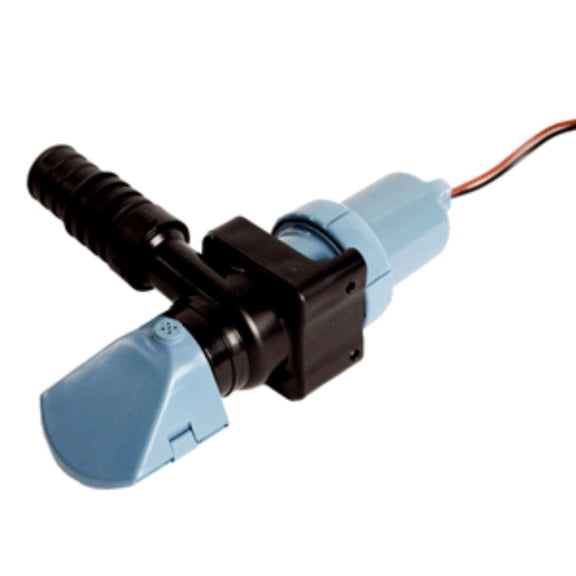 10" Blue and Black Low Profile Non-Automatic Bilge Pump