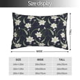 thumbnail image 2 of Kdxio Cotton Pillow Cases 14"x20" Pillowcases,Soft and Breathable Bedroom Pillow Cases-Lilies Flowers, 2 of 8