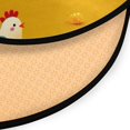 thumbnail image 3 of 36.2 Inch Round Floor Mat Cartoon Chickens Pattern Carpet Decor Rug for Living Room Bedroom, 3 of 6